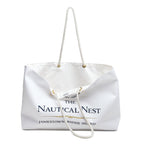 Nautical Nest Weekender Bag — Jamestown Rhode Island Anchor Tote
