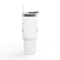 The Nautical Nest 40oz Insulated Travel Mug — Coastal Boat Lodge Logo Tumbler