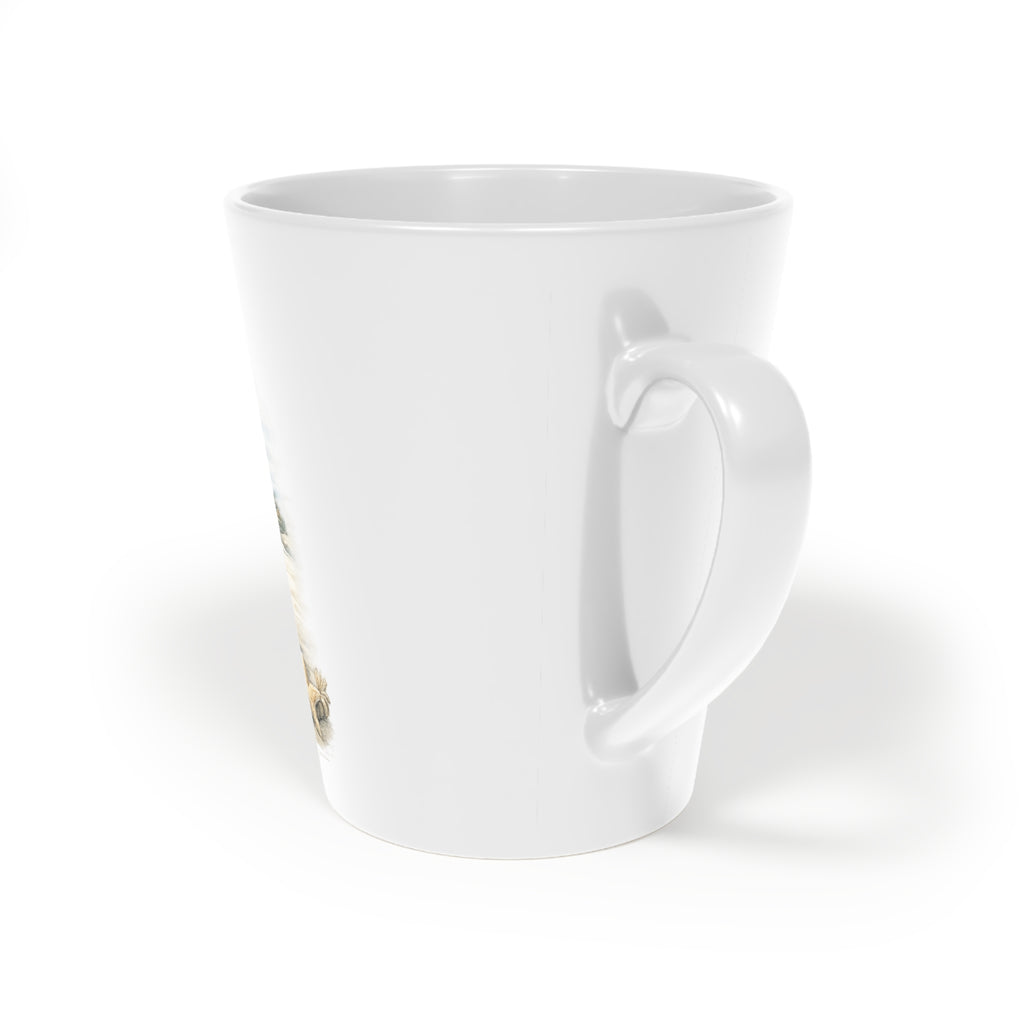 Seaside Serenity Nautical Latte Mug — 12oz Coastal Coffee Cup (Jamestown, Rhode Island)