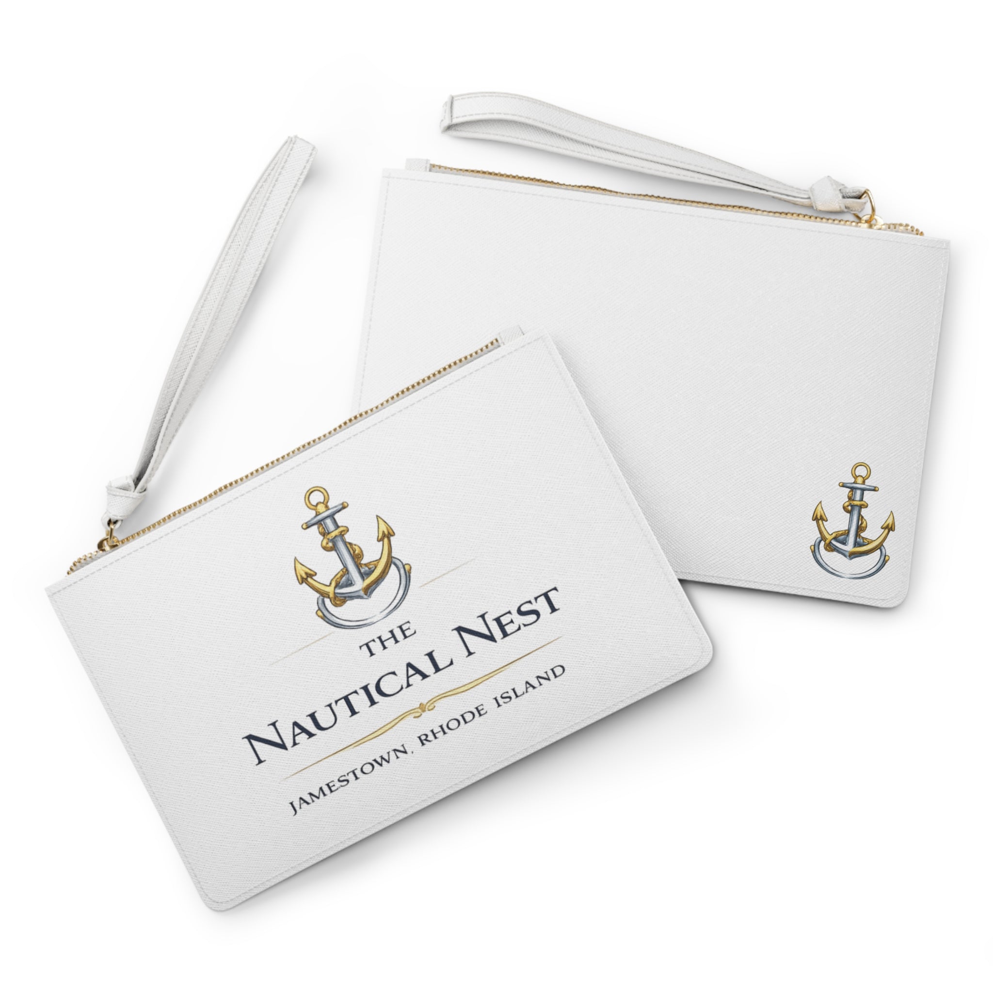 Nautical Nest Anchor Clutch Bag – Jamestown, Rhode Island Wristlet