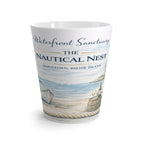Nautical Nest Latte Mug — Waterfront Sanctuary Jamestown RI Coffee Cup
