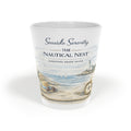 Seaside Serenity Nautical Latte Mug — 12oz Coastal Coffee Cup (Jamestown, Rhode Island)