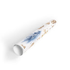 Nautical Gift Wrap Roll — Lighthouse & Seashell Wrapping Paper