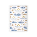Nautical Gift Wrap Roll — Lighthouse & Seashell Wrapping Paper