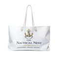 Nautical Nest Weekender Bag — Jamestown Rhode Island Anchor Tote