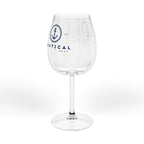 Nautical Anchor 12oz Wine Glass – Coastal-Themed Stemware