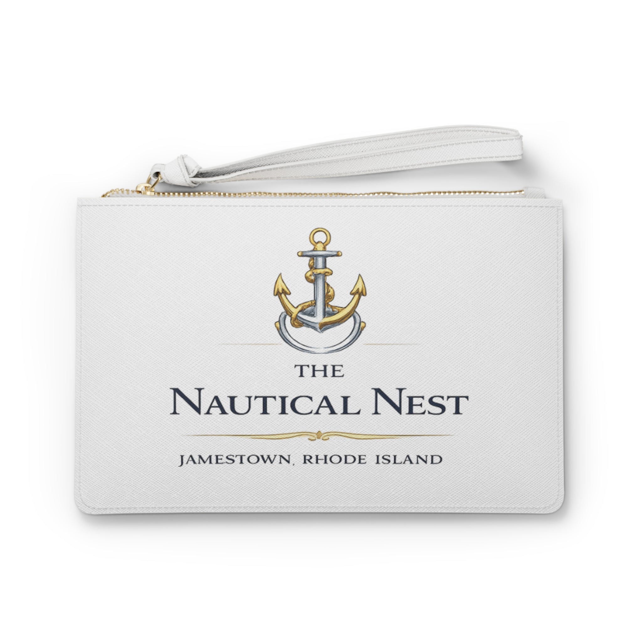 Nautical Nest Anchor Clutch Bag – Jamestown, Rhode Island Wristlet