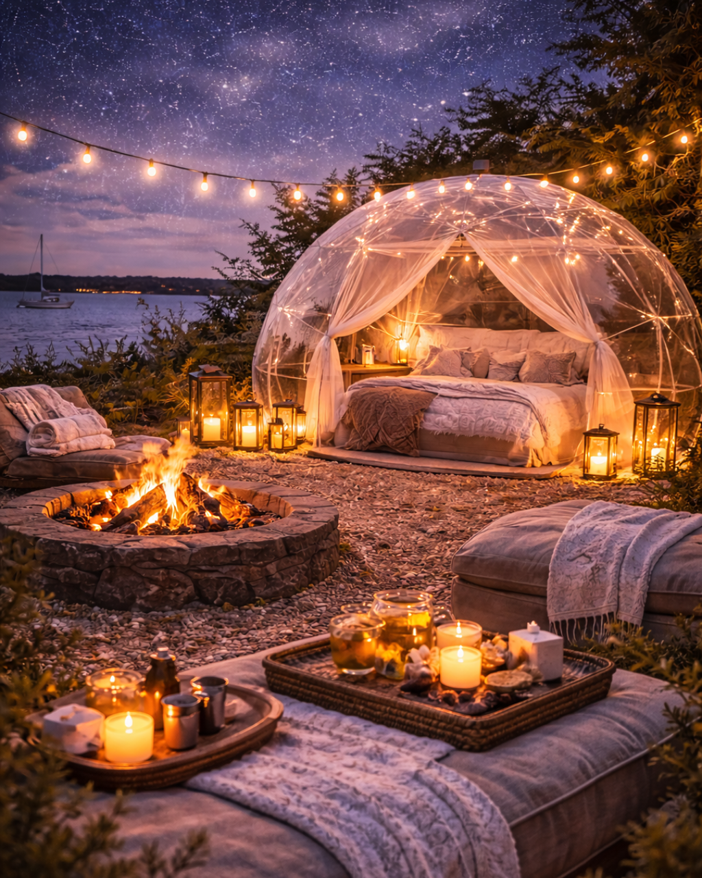 Glamping Under the Stars | Jamestown RI Experience