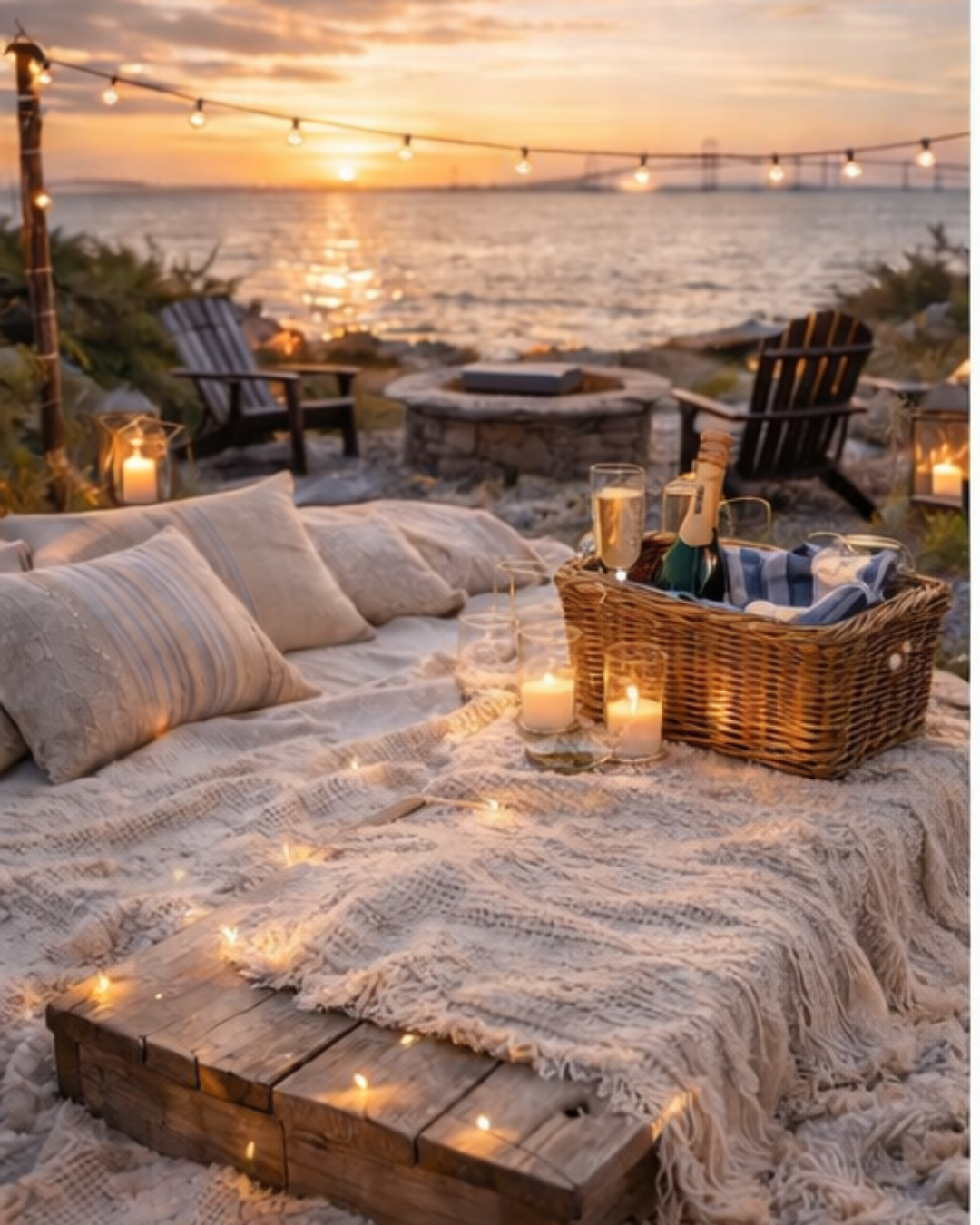 Private Sunset Coastal Picnic | Jamestown RI Experience