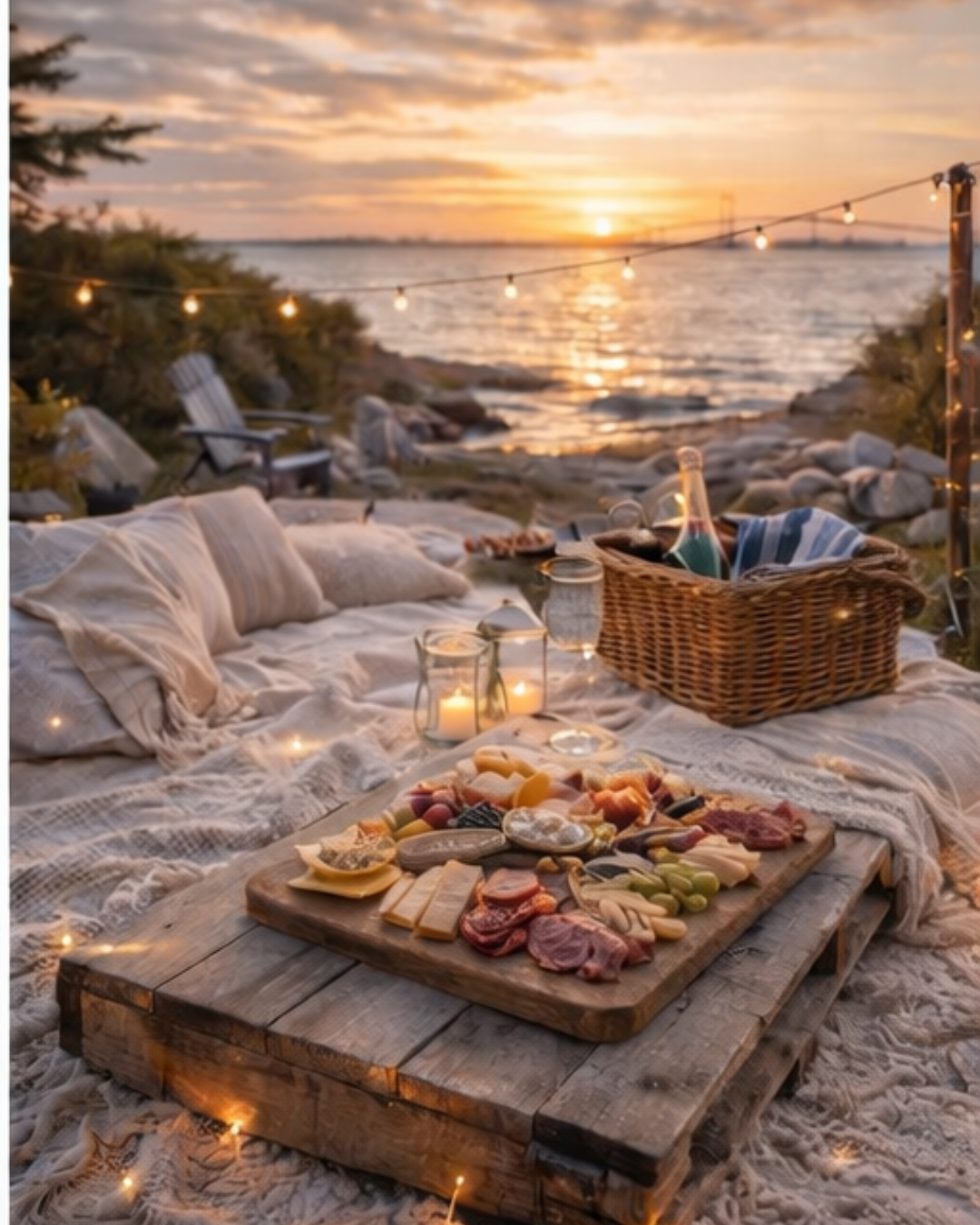 Private Sunset Coastal Picnic | Jamestown RI Experience