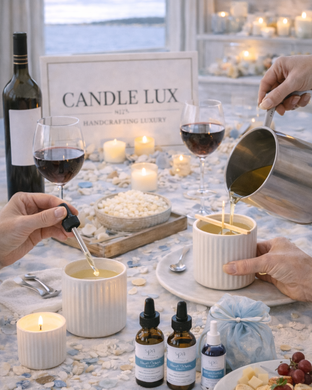 Wellness Candle Making Workshop | Coastal Candle Experience