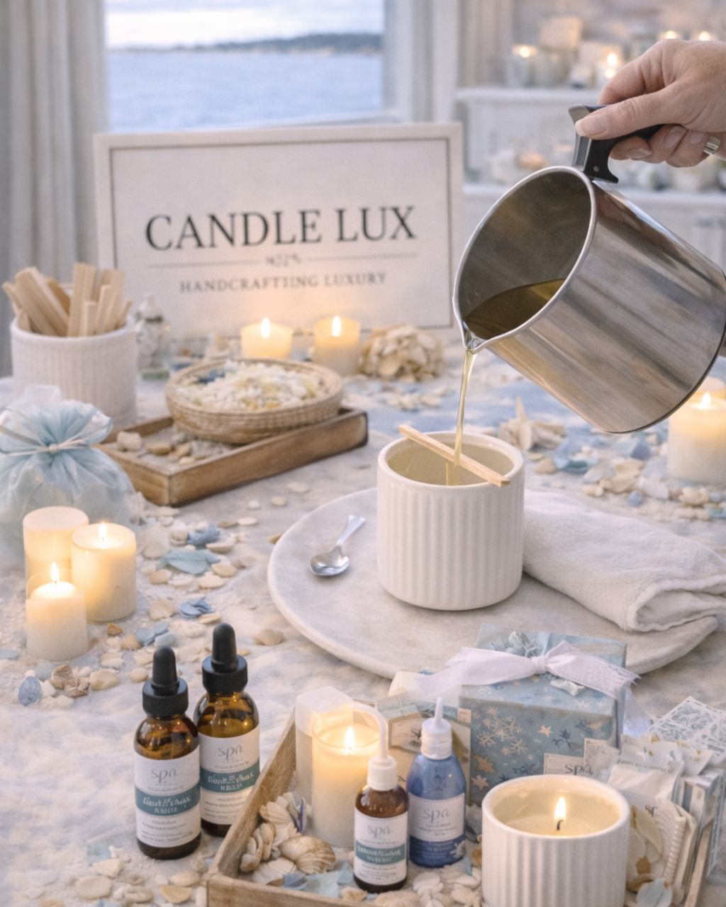 Wellness Candle Making Workshop | Coastal Candle Experience