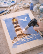 Scorch & Paint Coastal Art Workshop